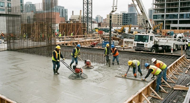 Commercial Slab Construction in Aurora, CO