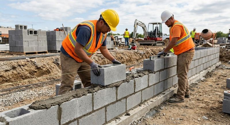 Block Foundation Installation in Norwalk, CT