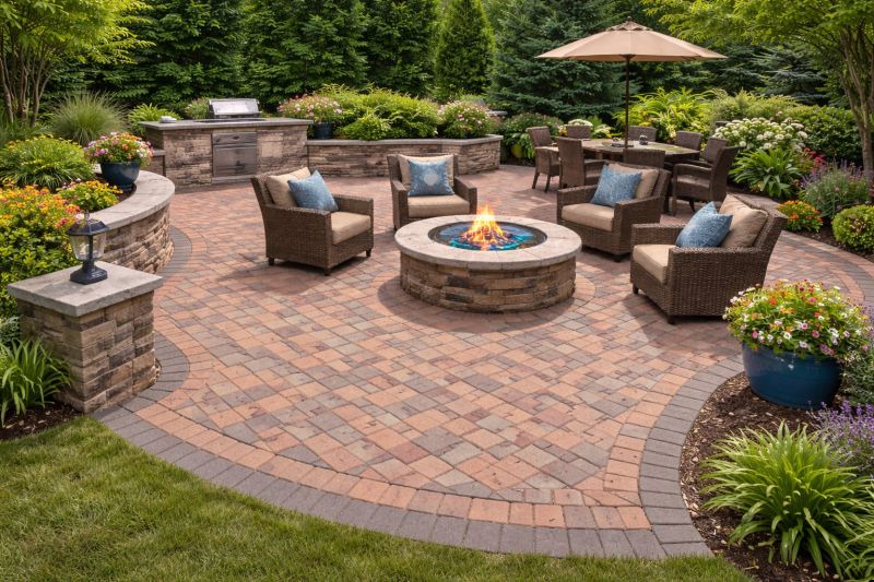 Brick Hardscape Construction in Burlington, VT