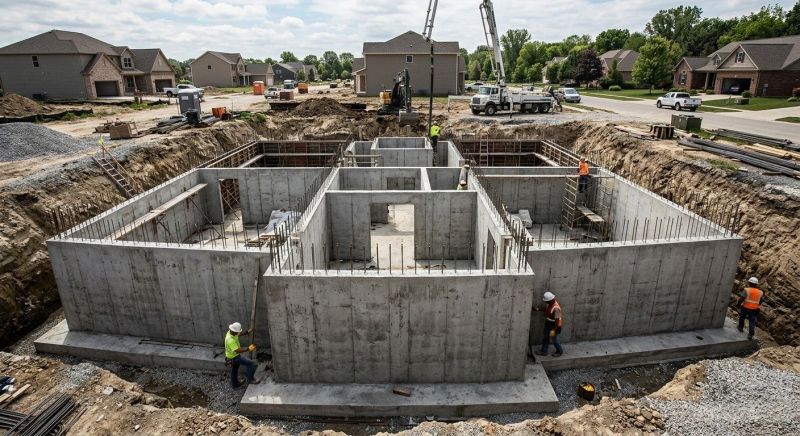 Concrete Foundation Installation in Columbus, OH