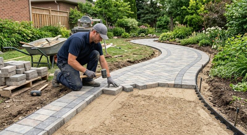 Pavers Landscaping in Boston, MA
